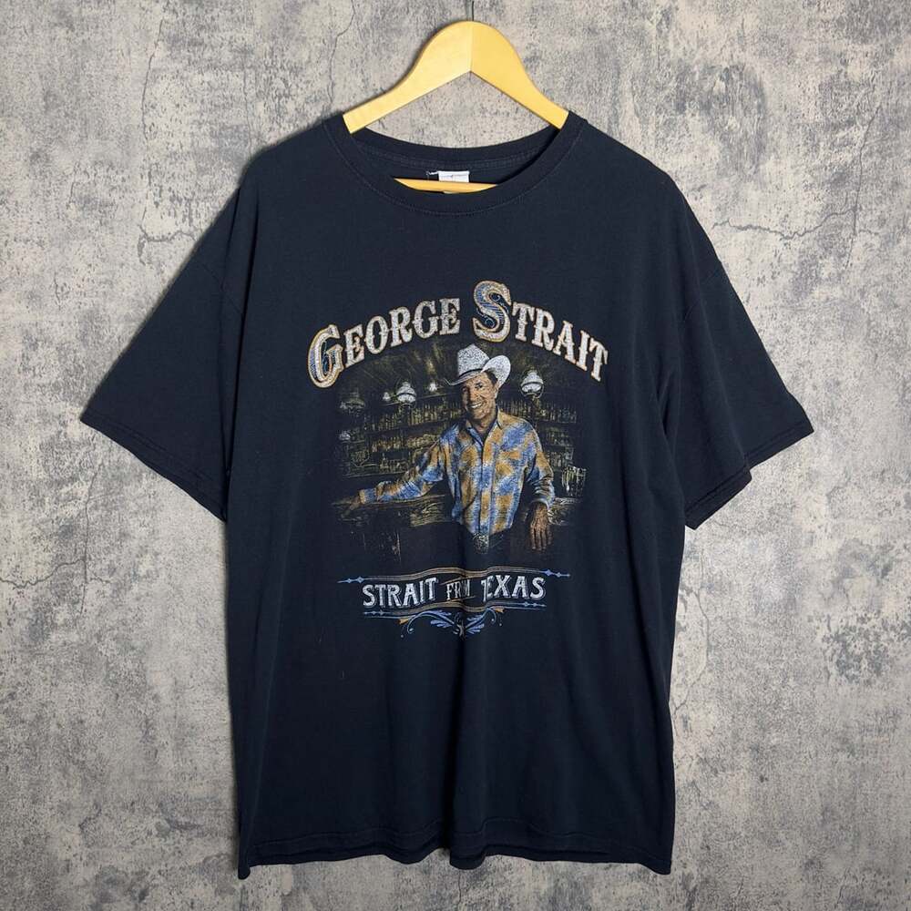 Vintage George Strait Straight From Texas Strait To Vegas Concert T-Shirt XL